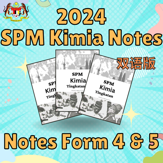 SPM Kimia Notes 双语版 KSSM Format Form 4 Form 5