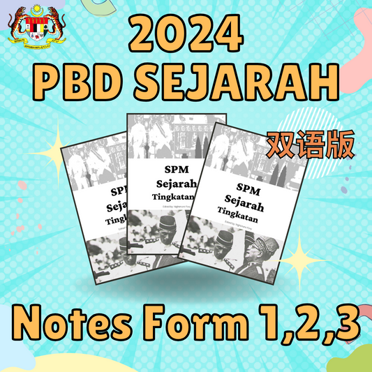 Sejarah Notes 双语版 Form 1-3
