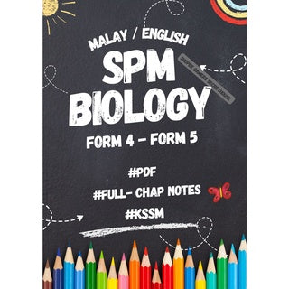 SPM BIOLOGY NOTES F4/F5 #Exclusive
